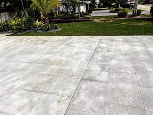 Driveway - Rock Salt Stamp Concrete